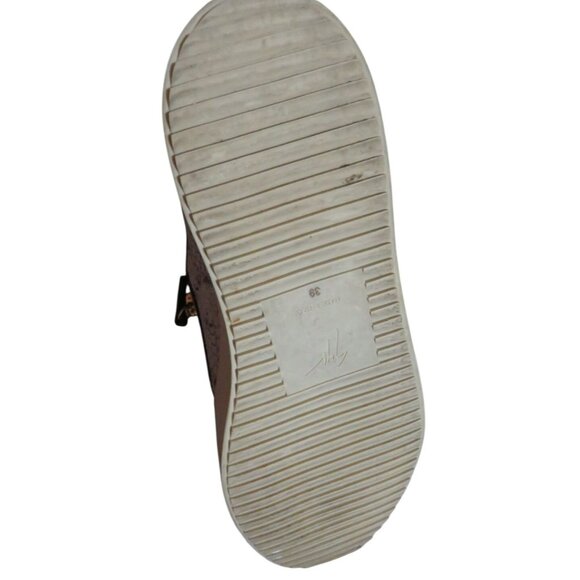 Giuseppe Zanotti Python Embossed Italian Leather Devon Skate Shoes Sneakers 9 39 - Picture 9 of 10